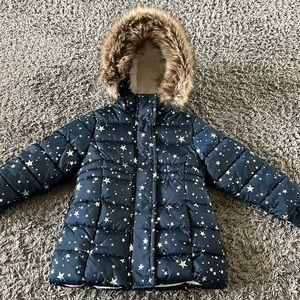 Navy Blue Puffer Coat